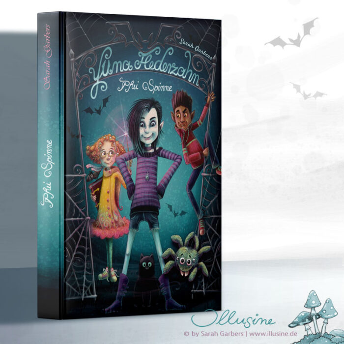 Umschlag Cover Buchcover Jugendbuch Vampir Freunde Mädchen Hexe Magie Fantasy Kinderbuch