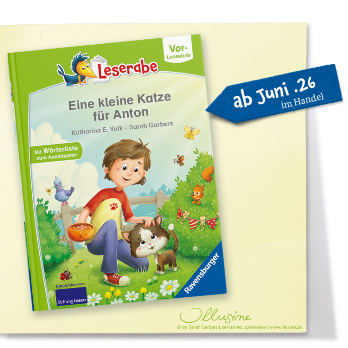 Erstler Leserabe Ravensburger Eine kleine Katze für Anton