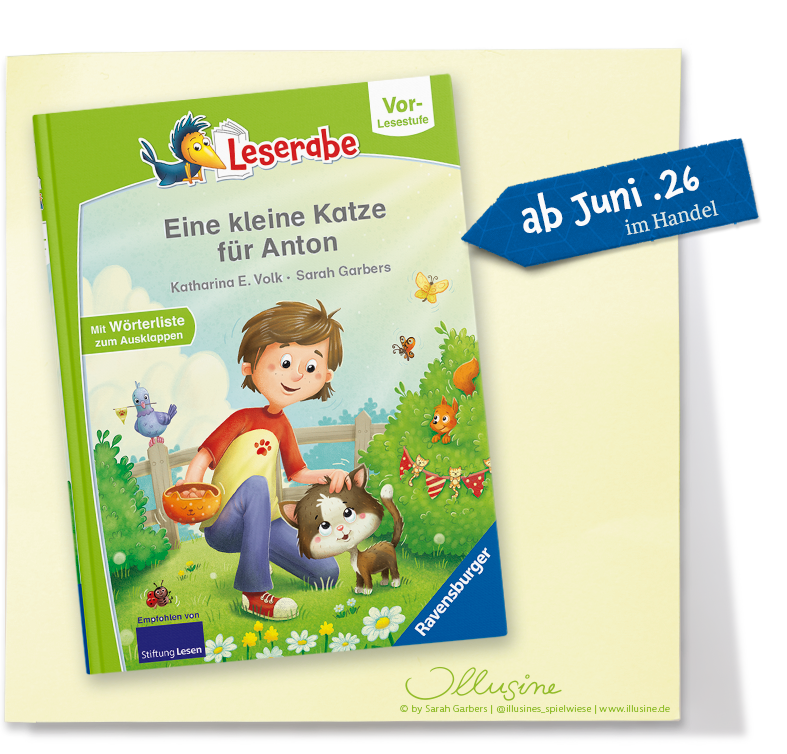 Erstler Leserabe Ravensburger Eine kleine Katze für Anton