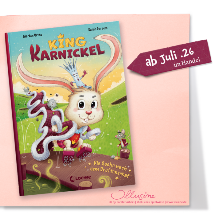 Vorlesebuch King Karnickel Die Suche nach dem Druftenschaf Illustration Sarah Garbers