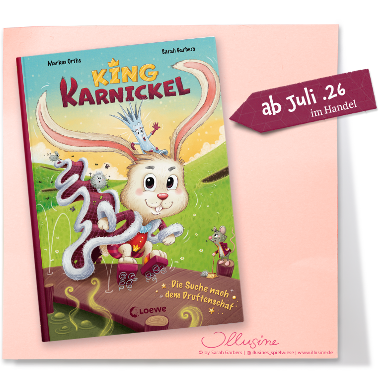 Vorlesebuch King Karnickel Die Suche nach dem Druftenschaf Illustration Sarah Garbers